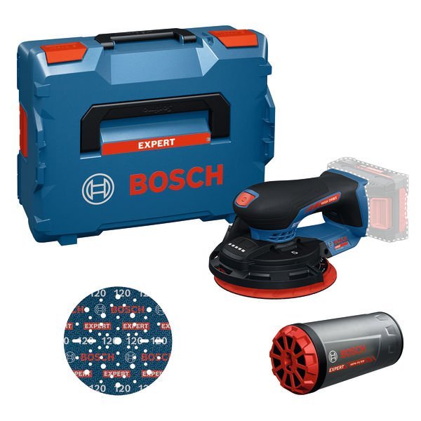 Bosch EXPERT Akku-Exzenterschleifer EXEX 18V-150-5, L-BOXX 162 Produktbild img1 L