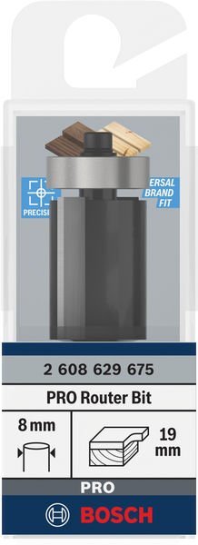 Bosch PRO Bündigfräser mit untenliegendem Führungskugellager Produktbild img2 L
