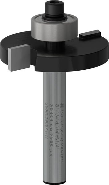 Bosch PRO Nutfräser, L 1/4", Schaft 1/4" Produktbild img1 L
