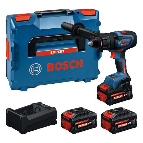 Bosch EXPERT Akku-Bohrschrauber EXSR18V-150,  2 x EXBA18V-80,  1 x EXBA18V-5, L-BOXX 136 Produktbild img1 L