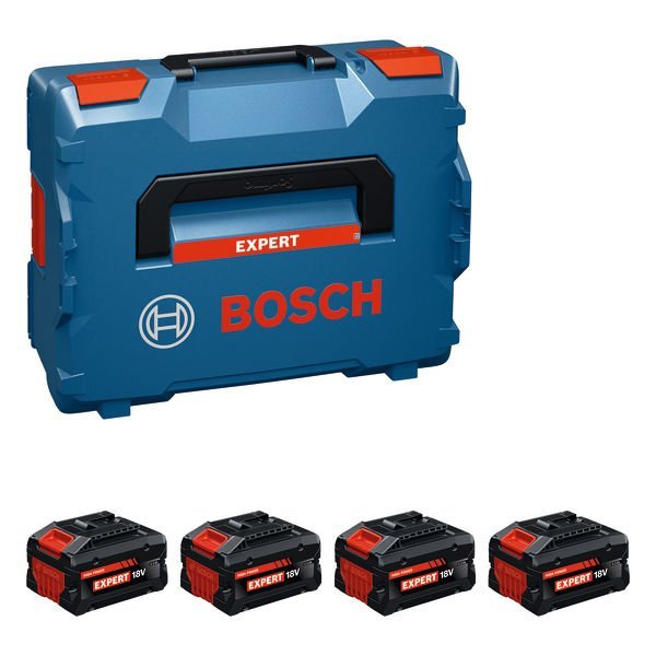 Bosch EXPERT Akkupack 4x EXBA 18V-55 Produktbild img1 L