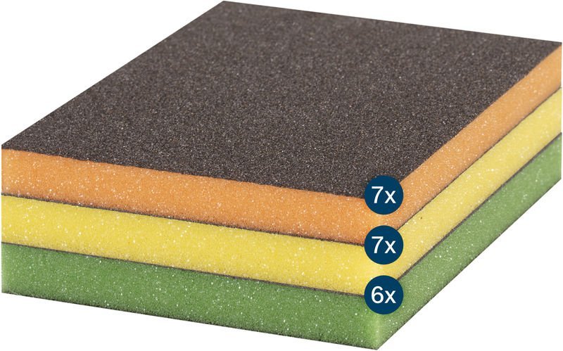 Bosch EXPERT S473 Standard Pad, 98 x 120 x 13 mm, medium/fein/superfein, 20 Stk. Produktbild img9 L