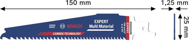 Bosch EXPERT Multi Material S959XHM Säbelsägeblatt Produktbild img6 L