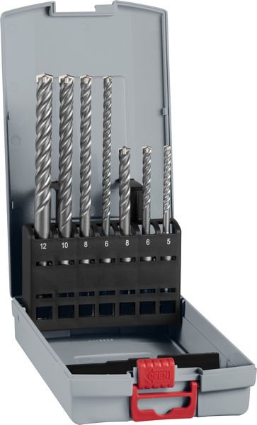 Bosch PRO SDS plus-5X Hammerbohrer-Set, 5/6/8/6/8/10/12 mm, 7-tlg Produktbild img5 L
