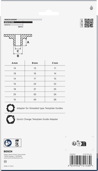 PRO Kopierhülsen Set, metrisch, für Fräsen, 9-tlg. Produktbild img3 L