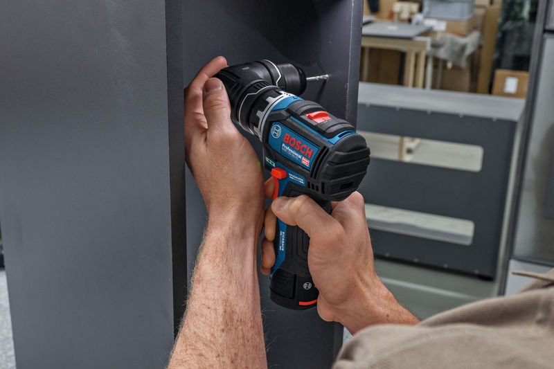 Bosch Schrauber GSR 12V-32 FC, div. Aufsätze, Zusatzhandgriff, Tiefenanschlag, L-BOXX Produktbild img7 L