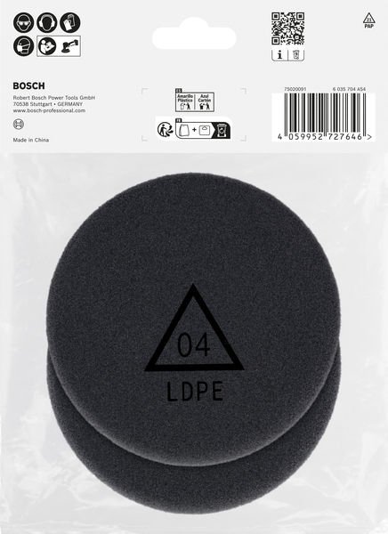 Bosch Polierschwamm, 77&nbsp;mm, Finish, 2 Stk Produktbild img5 L