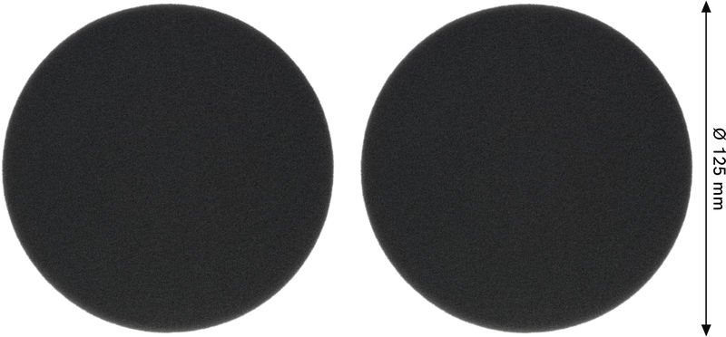 Bosch Polierschwamm, 125 mm, Finish, 2 Stk Produktbild img3 L