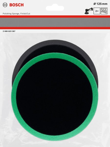 Bosch Polierschwamm-Set, 125 mm, 2-tlg Produktbild img2 L