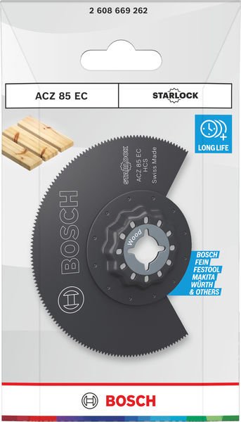Bosch ACZ 85 EC Holz Segmentsägeblatt, Starlock, 85 mm Produktbild img3 L