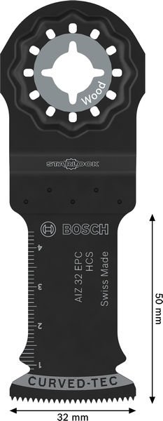 Bosch AIZ 32 EPC Holz Tauchsägeblatt, Starlock, 32 x 50 mm Produktbild img4 L