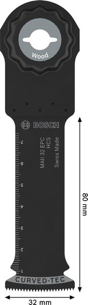 Bosch MAII 32 EPC Holz Tauchsägeblatt, Starlock, 32 x 80 mm Produktbild img4 L