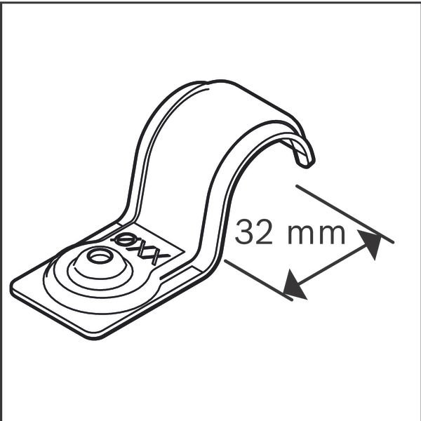 PRO Metall-Einzelkabelhalter, EMS-32 Produktbild img2 L
