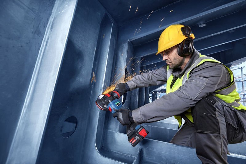 Bosch EXPERT Akku-Winkelschleifer mit X-LOCK EXWX 18V-15S Produktbild img4 L