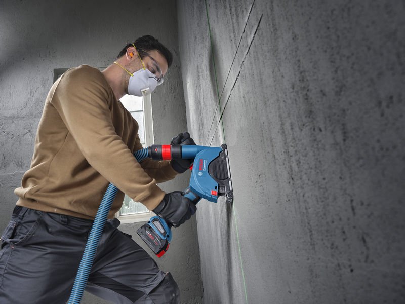 Bosch Winkelschleifer GWS18V-11PS in L-BOXX Produktbild img4 L