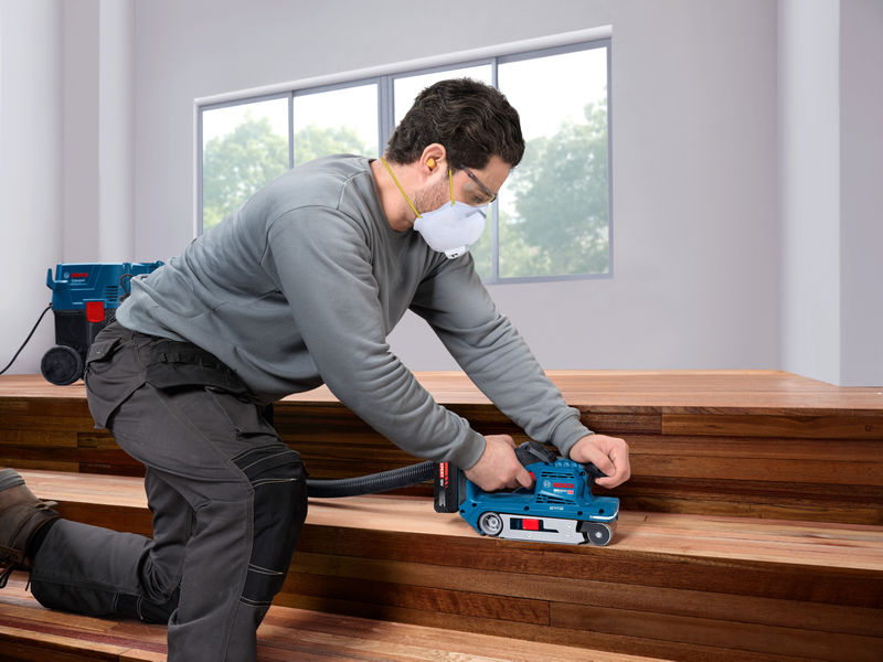 Bosch Bandschleifer GBS18V-75 in L-BOXX Produktbild img4 L