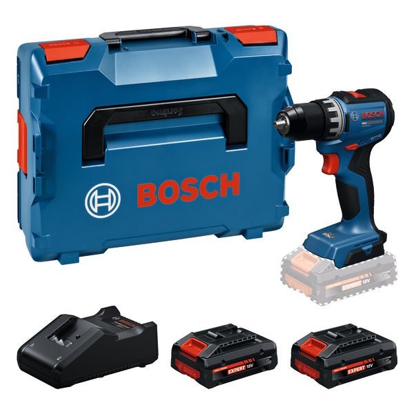 Bosch Akku-Bohrschrauber GSR18V-52, 2 x EXBA18V-40 in L-BOXX Produktbild img1 L