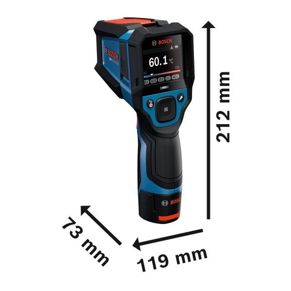 Bosch Thermodetektor GIS12V-800-16, 1 x Akku GBA 12V 2.0Ah in L-BOXX Produktbild img3 L
