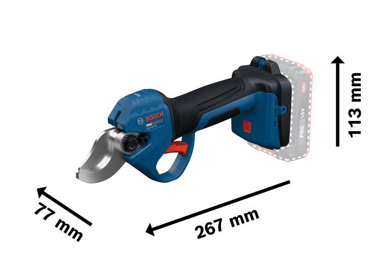 Bosch Akku-Gartenschere GGP18V-32 Pruner 18V Produktbild img2 L