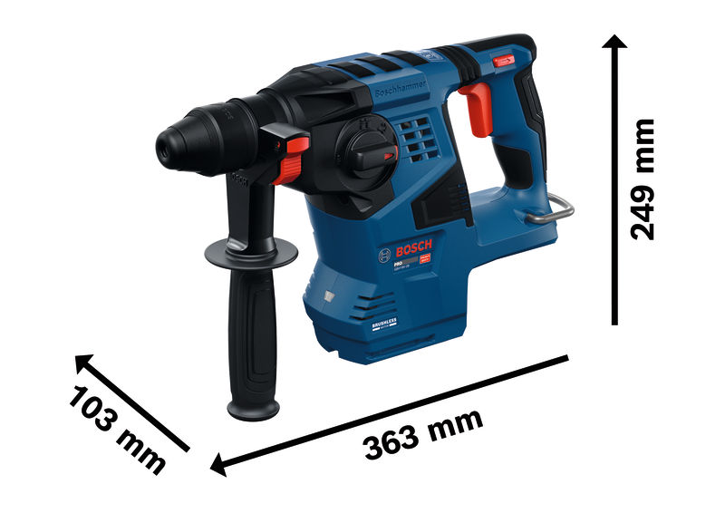 Bosch Bohrhammer mit SDS plus GBH18V-28 in L-BOXX Produktbild img3 L