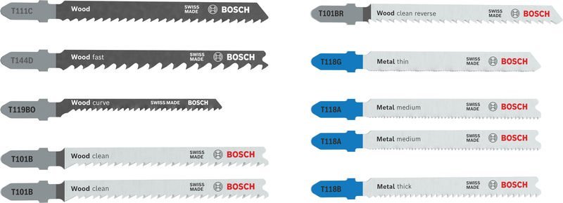 Bosch Stichsägeblatt Set Wood and Metal Basic, 10-tlg. Produktbild img1 L