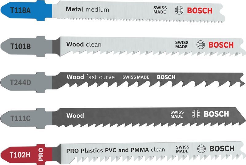 Bosch Stichsägeblatt Set Multi Material, 5-tlg. Produktbild img1 L