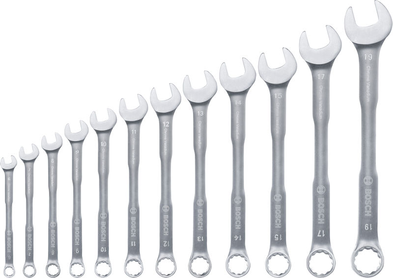 Bosch Ring-Maulschlüssel-Set, 6-19 mm, 12-tlg. Produktbild img1 L