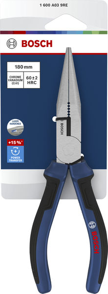 Bosch Spitzzangen 180 mm, Mehrkomponentengriffe Produktbild img2 L