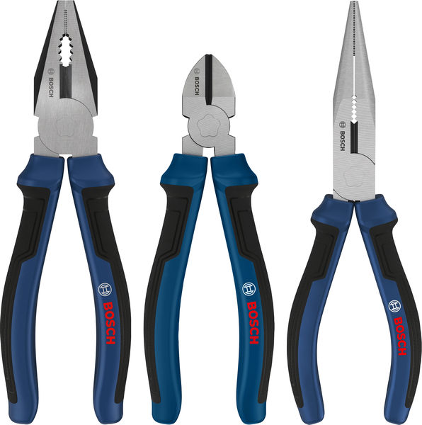 Bosch Zangen-Set, Mehrkomponentengriffe, 3-tlg. Produktbild img1 L