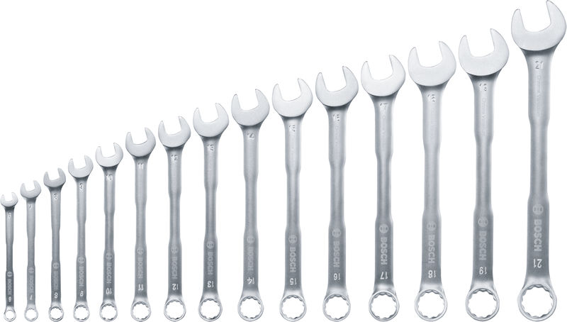 Bosch Ring-Maulschlüssel-Set, 6-21 mm, 15-tlg. Produktbild img1 L
