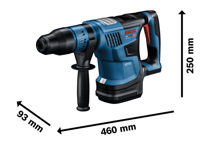 Bosch Akku-Bohrhammer mit SDS max GBH18V-36, 2x EXBA18V-80 in XL-BOXX Produktbild img3 L