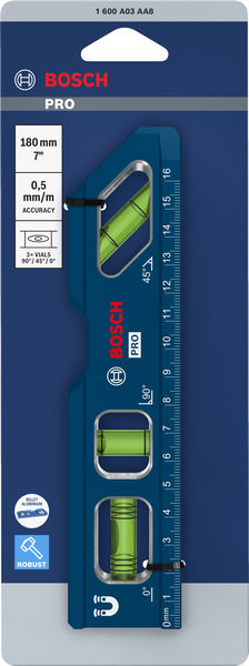 Bosch PRO Torpedo-Blockwasserwaage 180 mm / 7" Produktbild img2 L