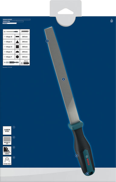 Bosch Feilen-Set, 5-tlg., PRO Feilenbürste Produktbild img3 L
