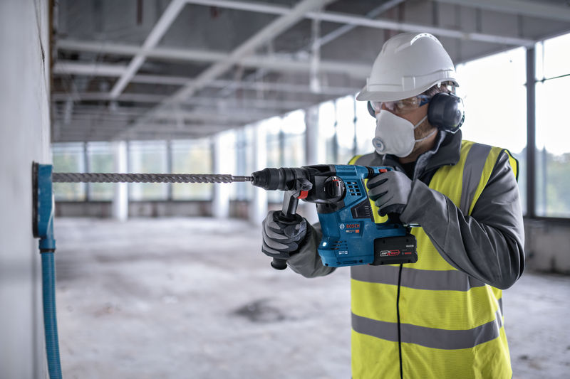 Bosch Bohrhammer mit SDS plus GBH18V-28F m. Absaugung in L-BOXX Produktbild img6 L