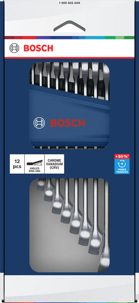 Bosch Ring-Maulschlüssel-Set, 6-19 mm, 12-tlg. Produktbild img2 L