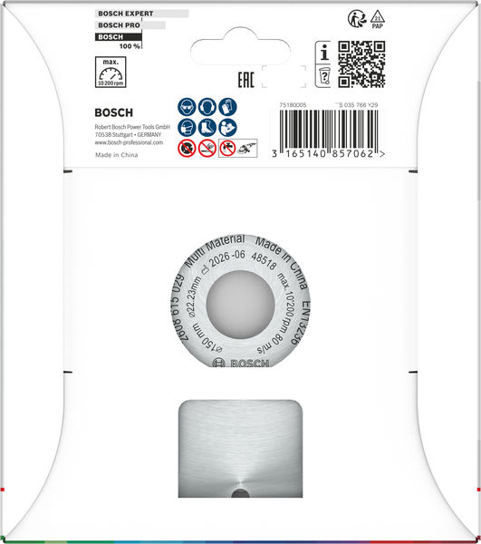 Bosch Multi Material Diamond Trennscheibe, 150 x 22.23 x 7 mm Produktbild img4 L