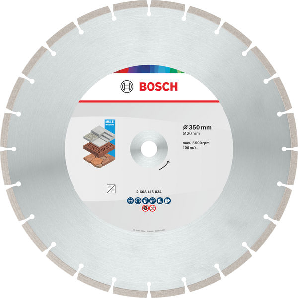 Bosch Multi Material Diamond Trennscheibe, 350 x 20 x 10 mm Produktbild img1 L
