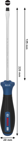 Bosch PRO Schraubendreher SL 1,0 x 5,5 x 125 mm Produktbild img4 L