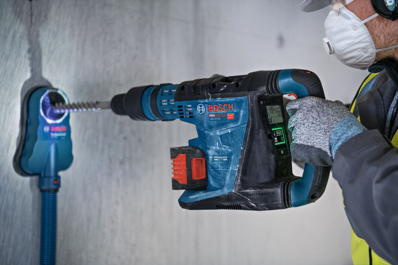 Bosch Bohrhammer mit SDS max GBH18V-40 Produktbild img7 L