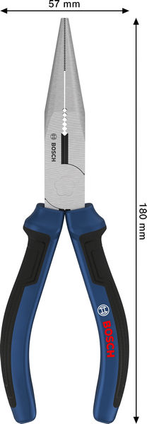 Bosch Spitzzangen 180 mm, Mehrkomponentengriffe Produktbild img4 L