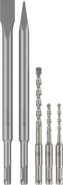 Bosch SDS plus-3C Meißel- und Bohrer-Set, D 5/6/8 mm, 5-tlg. für Bohrhämmer Produktbild img1 L