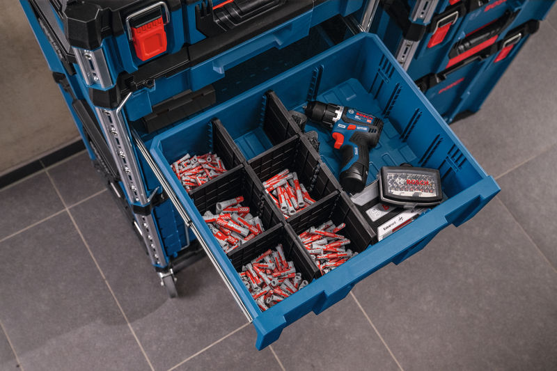 Bosch Koffersystem L-BOXX Contractor Drawer 140 Trennwandset Produktbild img4 L