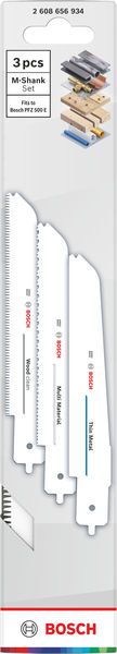 Bosch M-Schaft Säbelsägeblatt-Set, 3-tlg Produktbild img1 L