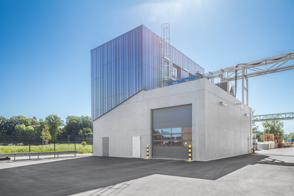 Einzügige Steigleiter mit Rückenschutz Edelstahl Produktbild img3 L