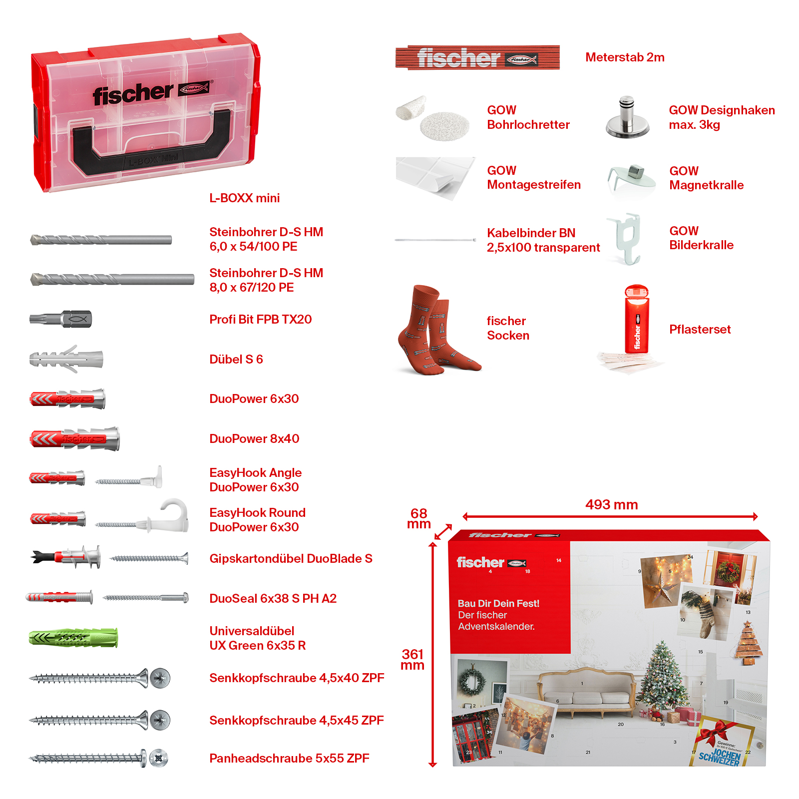 Adventskalender fischer Dübeltechnik Produktbild img4 L