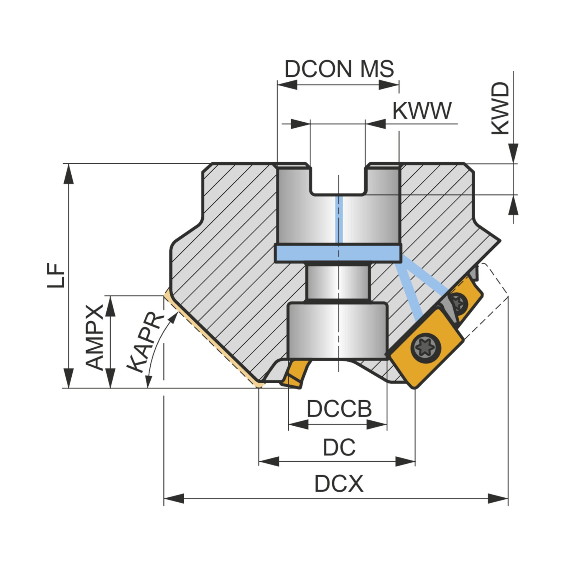 Dormer Pramet Spiralförmiger Aufsteckfräser - Entgraten J(T)-SXP16 Produktbild img4 L