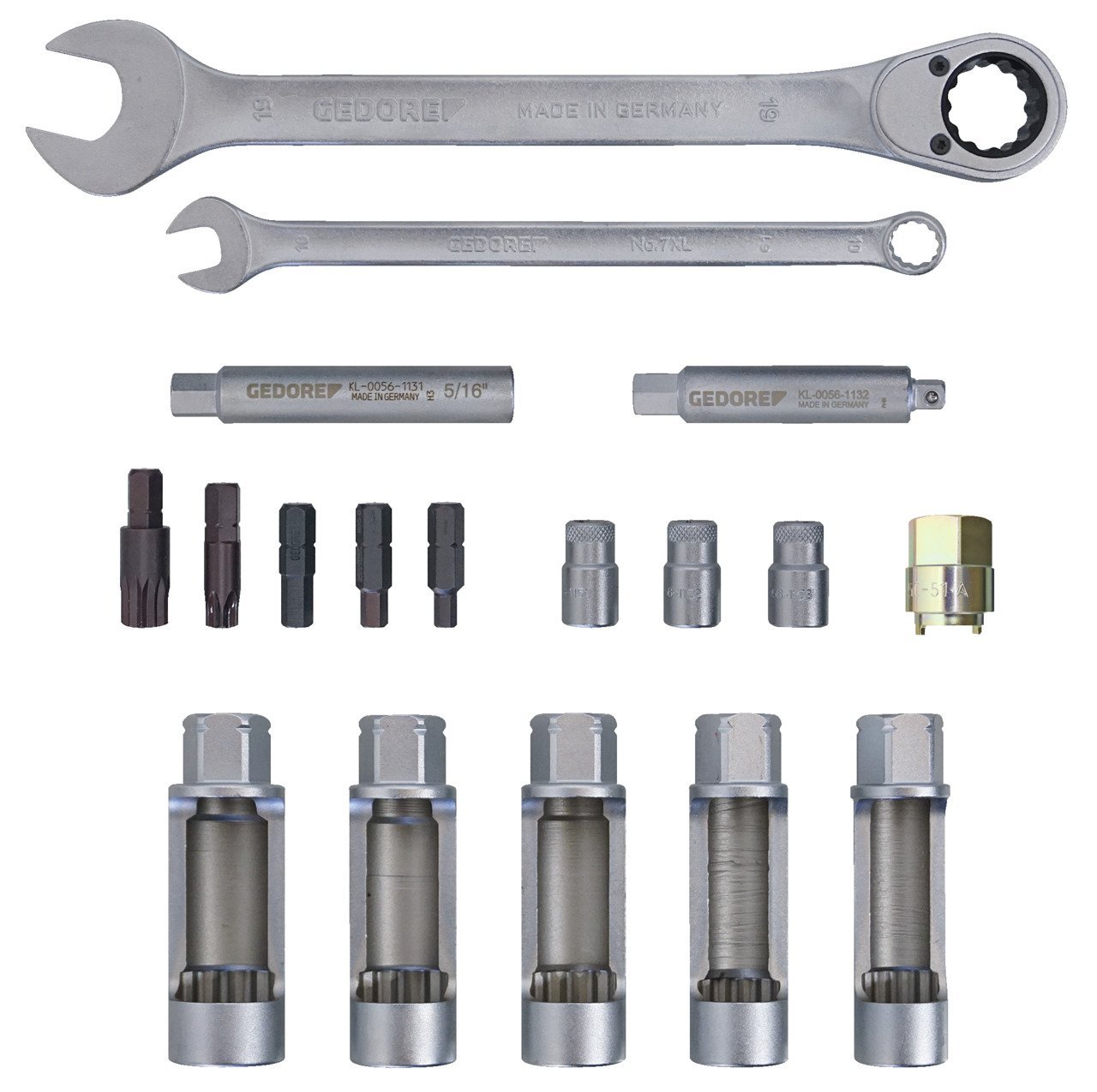 KL-0056-11 EA Stoßdämpfer-Kolbenstangen-Werkzeugsatz Produktbild img3 L