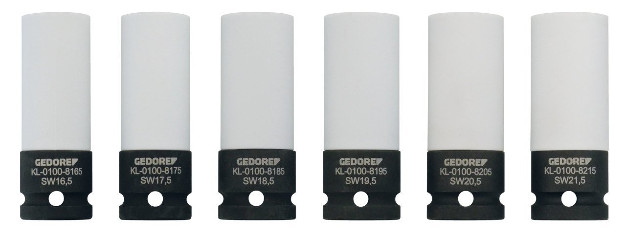 GEDORE KL-0100-81 K Kraftschrauber-Satz, Halbgrößen, 1/2", 6-teilig Produktbild img4 L
