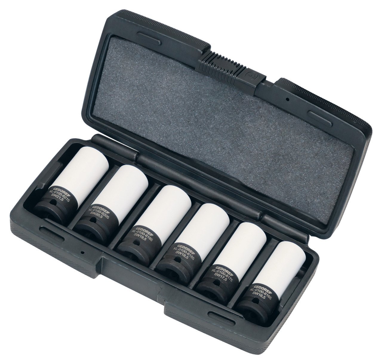 GEDORE KL-0100-81 K Kraftschrauber-Satz, Halbgrößen, 1/2", 6-teilig Produktbild img1 L