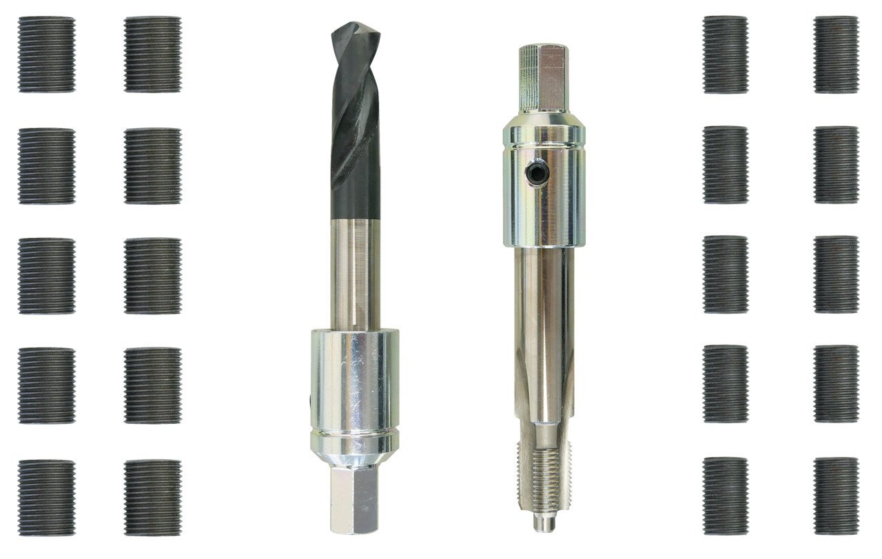 GEDORE KL-0132-57 K Glühkerzen-Gewindereparatur-Satz, Universal, M8x1 + M10x1 Produktbild img2 L